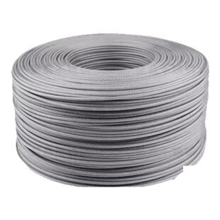 包塑胶镀锌钢丝绳子大棚葡萄架遮阳网软拉线带皮晾衣绳室外晒被子