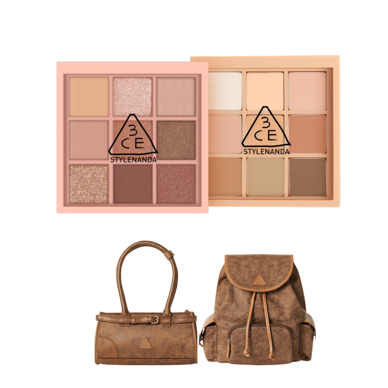 【圣诞礼物】3CE九宫格眼影 哑光亮片大地色日常彩妆女闺蜜送礼