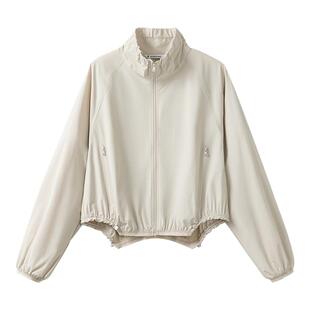 播倪妮同款防晒立领运动风短外套女春秋新款户外穿搭BDS1WD1179