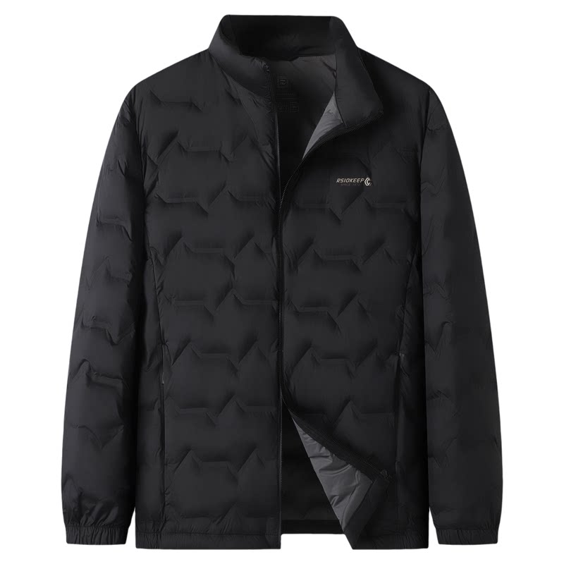 冬季新款休闲百搭鸭绒服男加大码