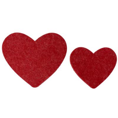 心形背景墙3d立体墙贴毛毡