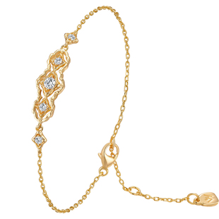 sanswood森吾《花漾》轻奢镂雕花瓣手链女高级感轻盈闪耀复古秋冬