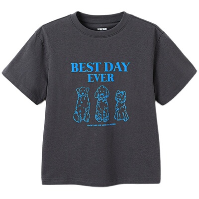 森马儿童短袖亲子装宽松