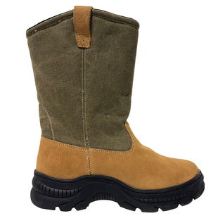 三牛缘羊毛雪地靴男皮毛一体东北加厚保暖防滑高帮棉靴蒙古马靴