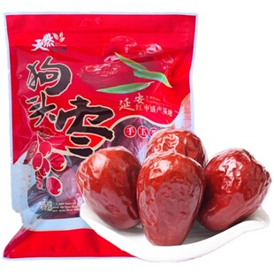 新枣延安狗头枣陕西特产特级5斤陕北红枣六星特大西安狗头枣