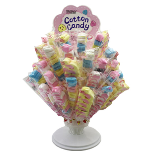 60支儿童可爱混搭花束串串烧棉花糖棒棒糖软糖摆地摊超市零售发批