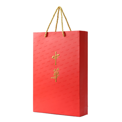 中华礼袋牛皮纸手提袋定制logo