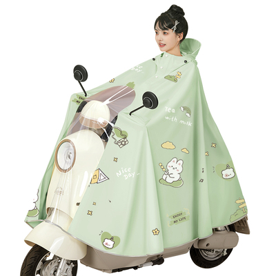 电动车雨衣长款全身防暴雨女款