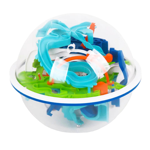 立体迷宫球平衡3d迷宫玩具走珠旋转益智冲关训练大脑专注力球魔幻