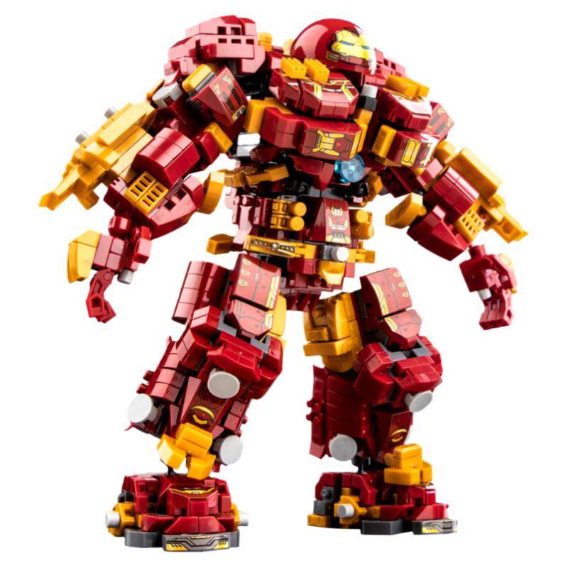 复仇者联盟钢铁侠战争机器高达模型男孩益智拼装积木玩具生日礼物