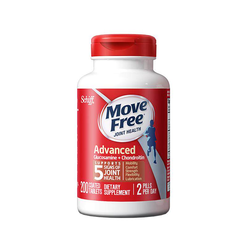 MoveFree益节氨基葡萄糖维骨力氨糖软骨素200粒中老年关节保健品