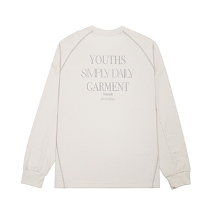 SOMENUM森林 中性明线越野城市运动训练骑行跑步速干圆领长袖T恤