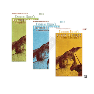 罗琳 挚爱作品集 全套共一至三卷 钢琴独奏 Alfred原版乐谱书 Catherine Rollin Catherine Rollins Favorite Solos Vol 1-3