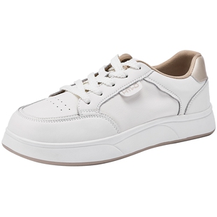 热风百搭小白鞋女款2026年春季新款轻便运动休闲鞋简约板鞋女鞋子