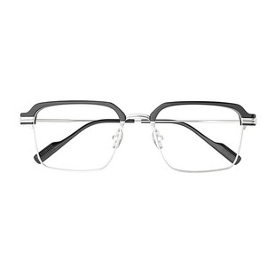 痞帅变色近视眼镜男款防蓝光辐射可配护目眼睛潮流方框斯文败类女