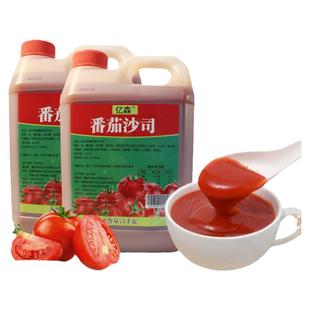 番茄酱桶装3kg商用新疆番茄沙司寿司薯条手抓饼酱披萨酱调味大桶