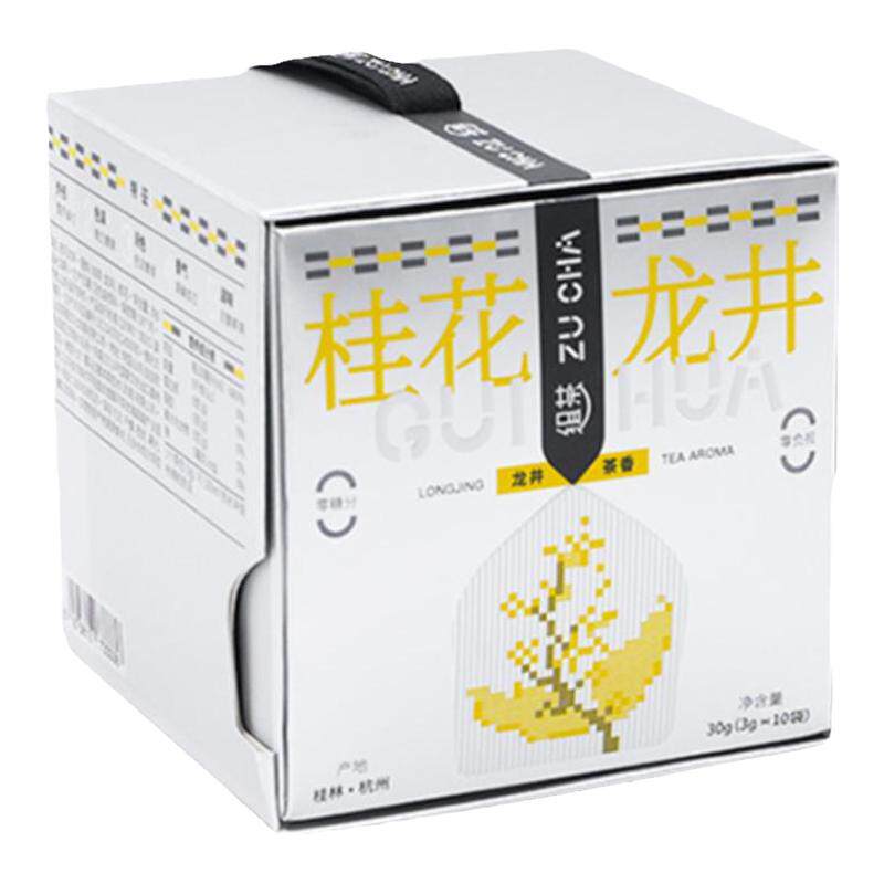 龙井绿茶+桂花0糖0添加冷泡茶