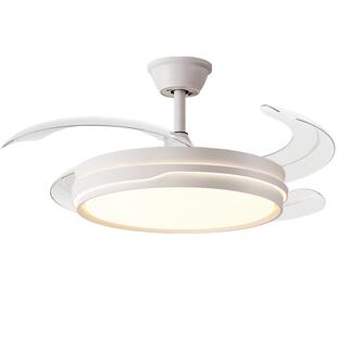 箭牌照明风扇灯2026新款简约隐形静音家用餐厅卧室带电扇一体吊灯