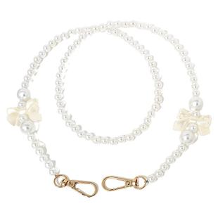 包链子手机壳背链小蜜蜂扩音器肩带包带斜跨腋下配件单买珍珠链条