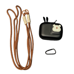 新款小熊适用影石360AcePro2相机收纳包大疆Action3/4/5pro/6挂绳