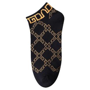 GD正品男士高档袜子商务白色防臭袜吸汗透气夏季运动袜子男短袜潮