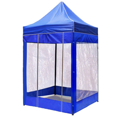 摆摊帐篷防雨保暖透明平顶