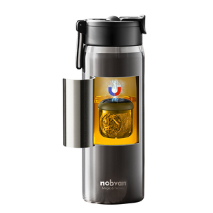 诺百纷316保温杯磁吸茶水分离磁弹泡茶带茶仓高档男便携大容量杯