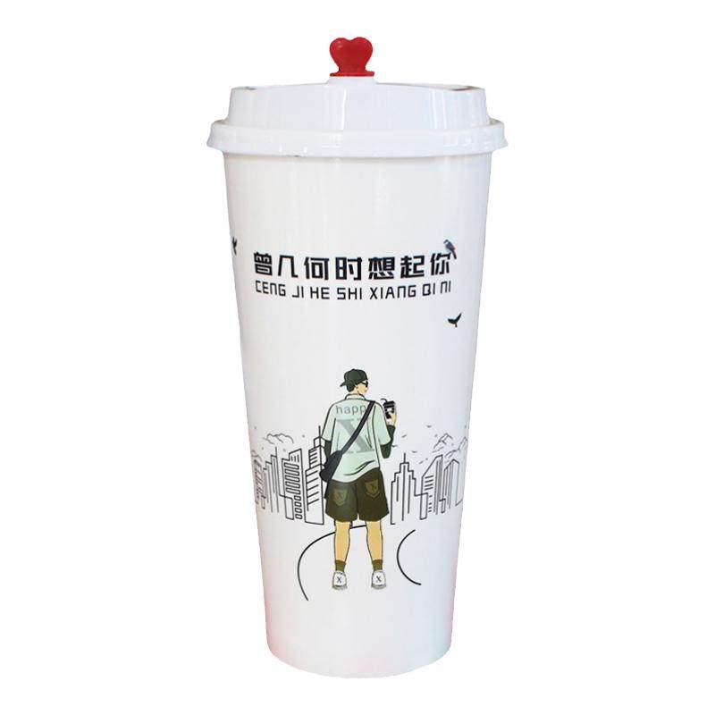 1000只装更优惠奶茶杯加厚咖啡杯