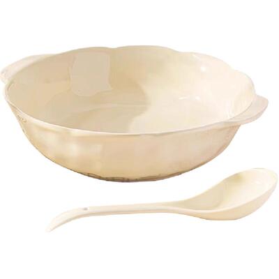 佩尔森高颜值大容量瓷质优良汤碗