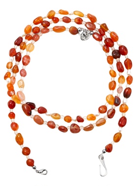 采石红玛瑙糖豆多带链新年礼物