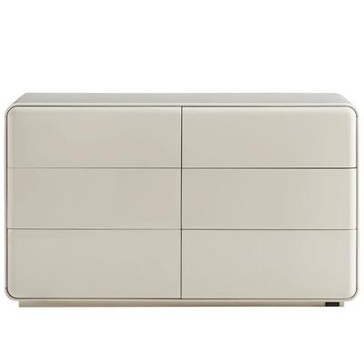 全友家居极简奶油风储物斗柜