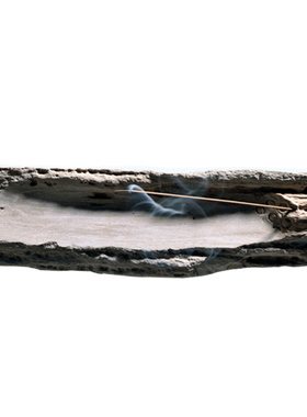 木化石香插一品一相手工雕刻