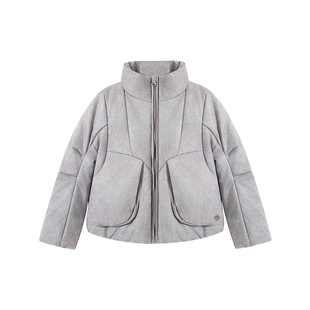 半度闲女童加厚棉服外套秋冬装洋气新款儿童冬装男童运动杜邦棉衣