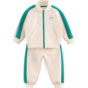 【打折】3D空气棉马克珍妮春装男女童运动套装儿童套装园服220095