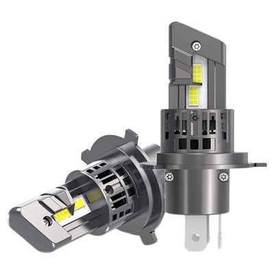12V led汽车大灯h4远近一体灯泡h7超亮h8通用9005改装9012车灯h11