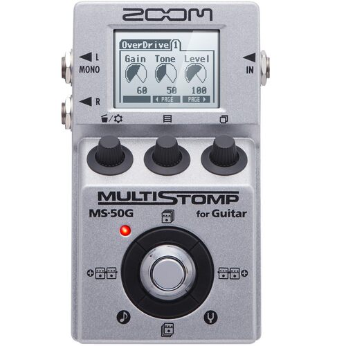 ZOOM MS70CDR+ MS50G+ MS60B+电吉他效果器电贝司效果器周边效果