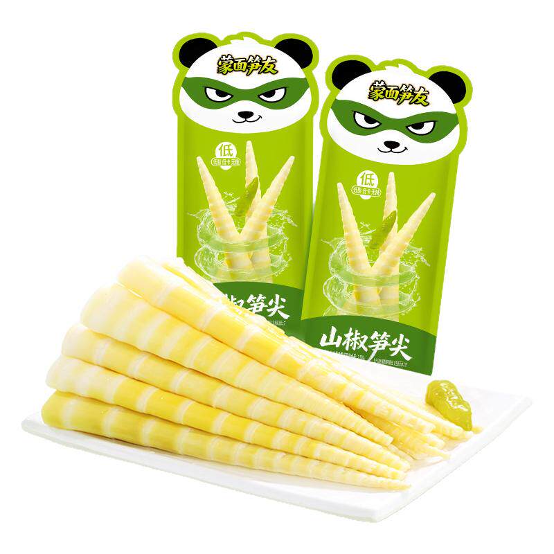 蒙面笋友0糖低卡酸辣笋尖即食