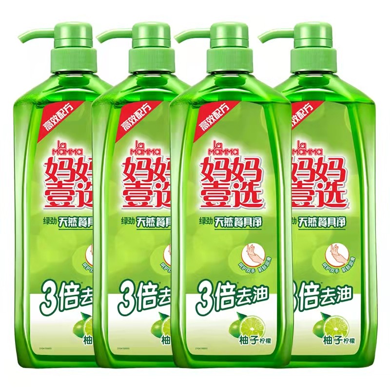 妈妈壹选绿劲洗洁精餐具净洗碗清洗洁精