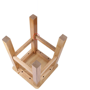 实木方凳客厅餐椅复古餐凳商用快餐椅子方凳卯榫木凳家用实木方凳