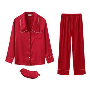 2026马年本命年红色睡衣定制刺绣名字女士女款2025新款冬四季通用