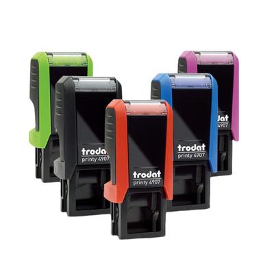 卓达4907轻型回墨印章姓名章翻斗万次个人名字章个性签名学生按压弹簧款定制