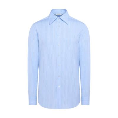 SUITSUPPLY蓝色棉衬衫