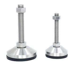 不锈钢重型防滑脚杯m10加高304固定地脚支撑脚m10防震可调节垫脚