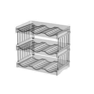 水杯收纳架家用客厅柜内亚克力透明保温杯子杯架桌面防尘茶杯置物