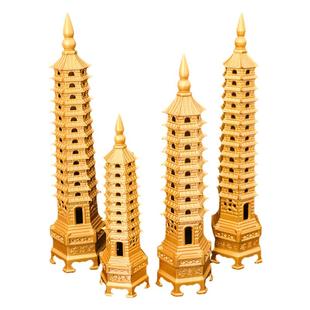 普陀山纯铜文昌塔九层十三层书房书桌摆件9层13层金榜题名工艺品