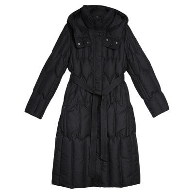 梵凯2025冬时尚修身长款羽绒服女