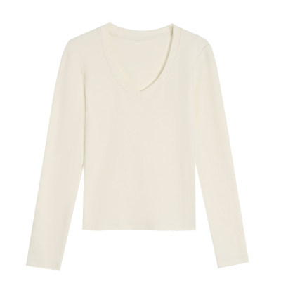 v领修身针织衫女秋冬气质百搭