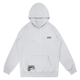 MAX%有志者UZIS运动卫衣男篮球训练重磅针织套头衫连帽上衣[脚踝]