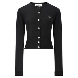 Vivienne Westwood秋冬女士羊毛针织开衫毛衣银泰百货 300217