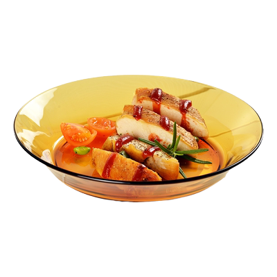 盘子多莱斯钢化玻璃欧式微波炉